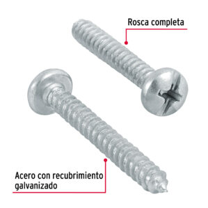 Pija para lamina #8 x 1-1/4" bolsa con 200 pzas