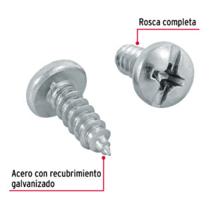 Pija para lamina #8 x 1/2" bolsa con 200 pzas