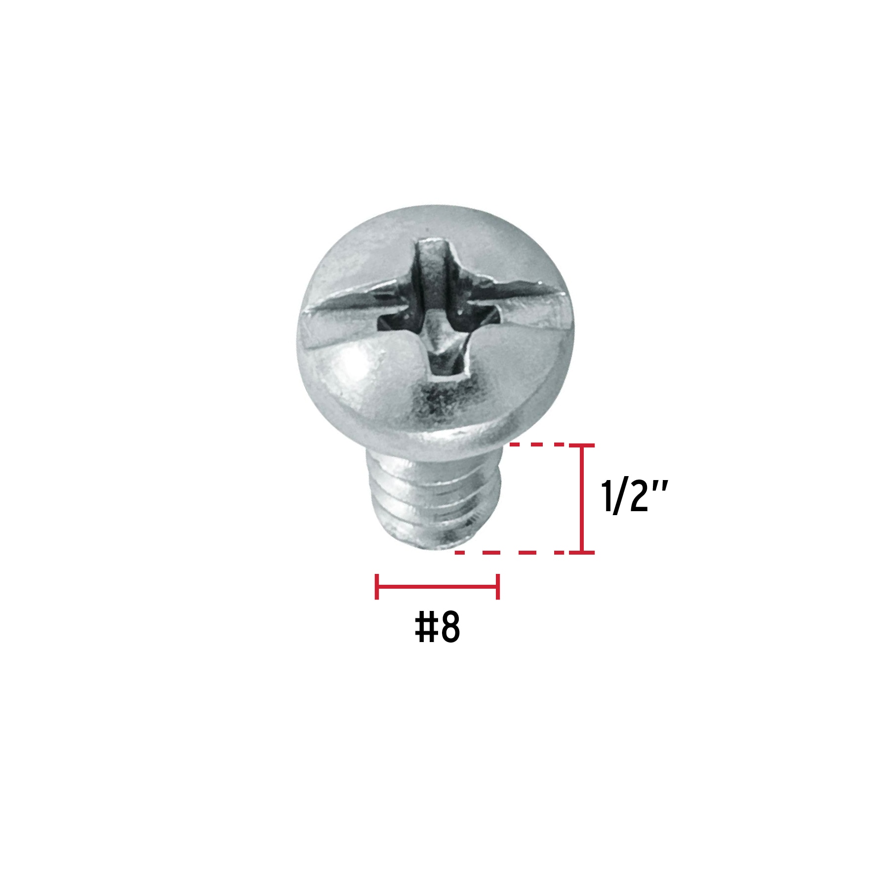 Pija para lamina #8 x 1/2" bolsa con 200 pzas