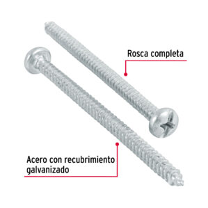 Pija para lamina #8 x 2-1/2" bolsa con 200 pzas