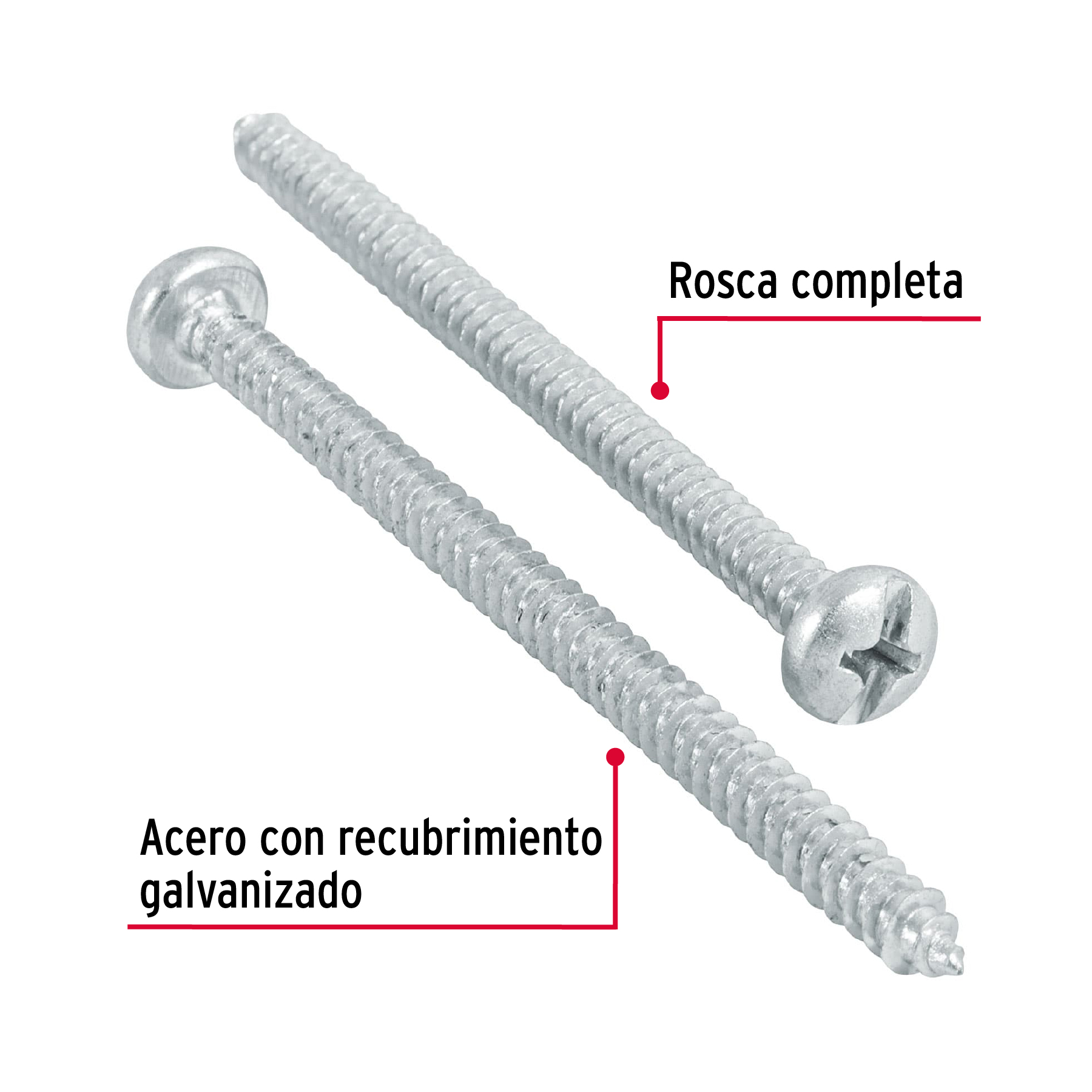 Pija para lamina #8 x 2-1/2" bolsa con 200 pzas