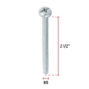 Pija para lamina #8 x 2-1/2