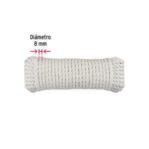 Cuerda Piola de Algodon de 8mm de 15m