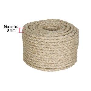 Cuerda Piola de Sisal de 8mm de 30m natural