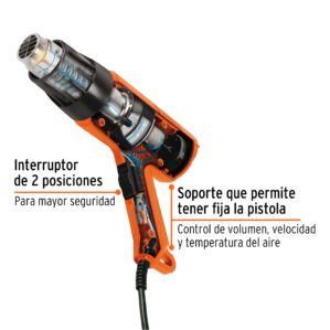 Pistola de calor profesional 1500W