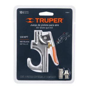 Pistola metalica para sopletear Aire Compresor Cuerda 1/4 NPT