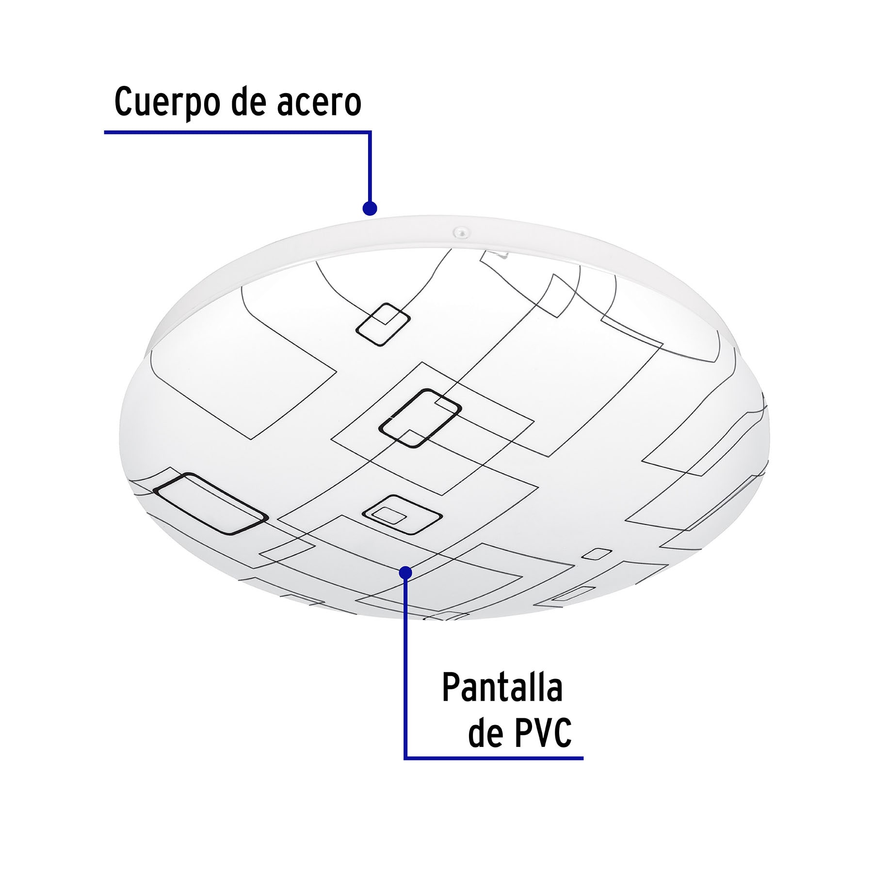 Lampara Led Tipo Plafon Redondo 15w Sobreponer