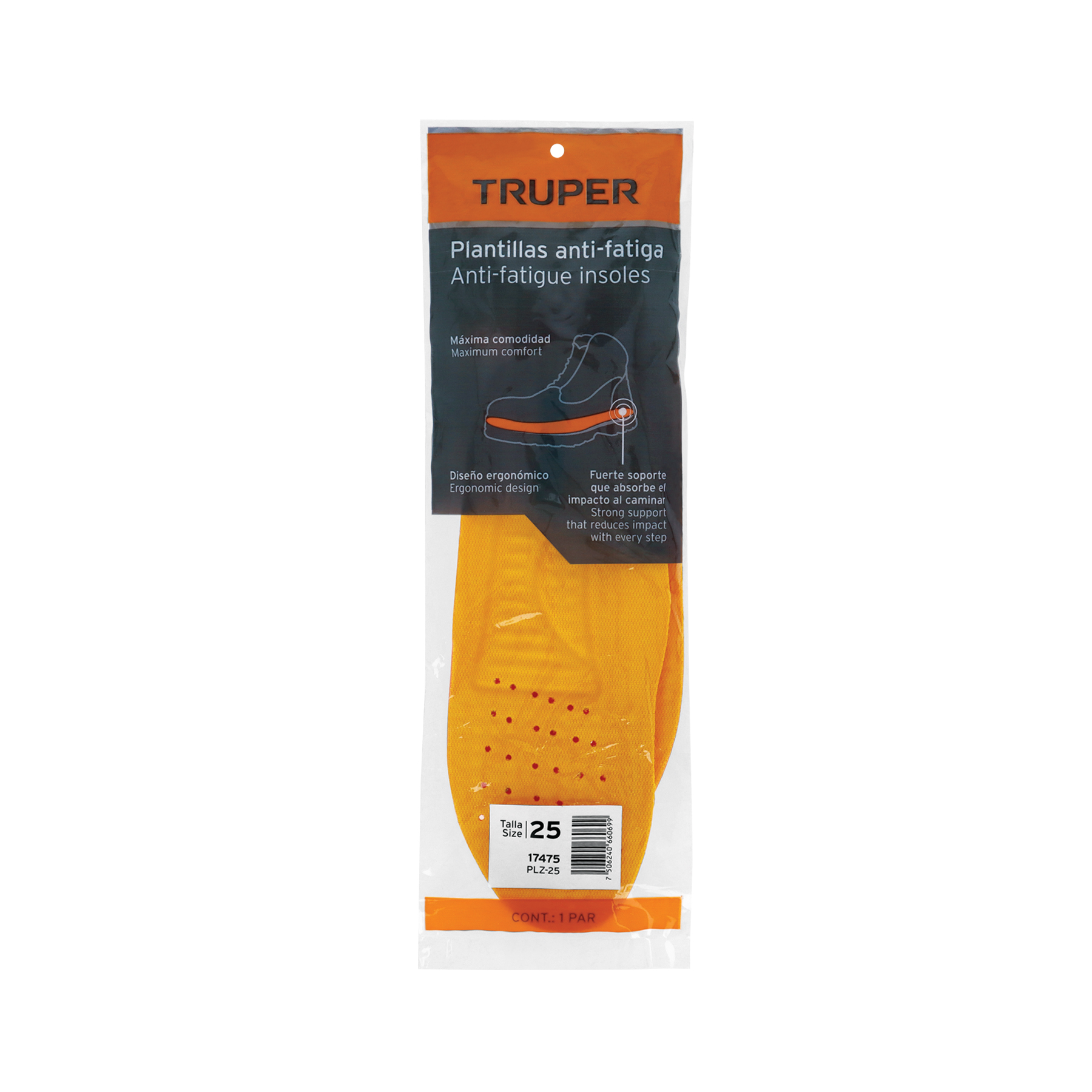 Plantillas de poliuretano para zapato talla 25