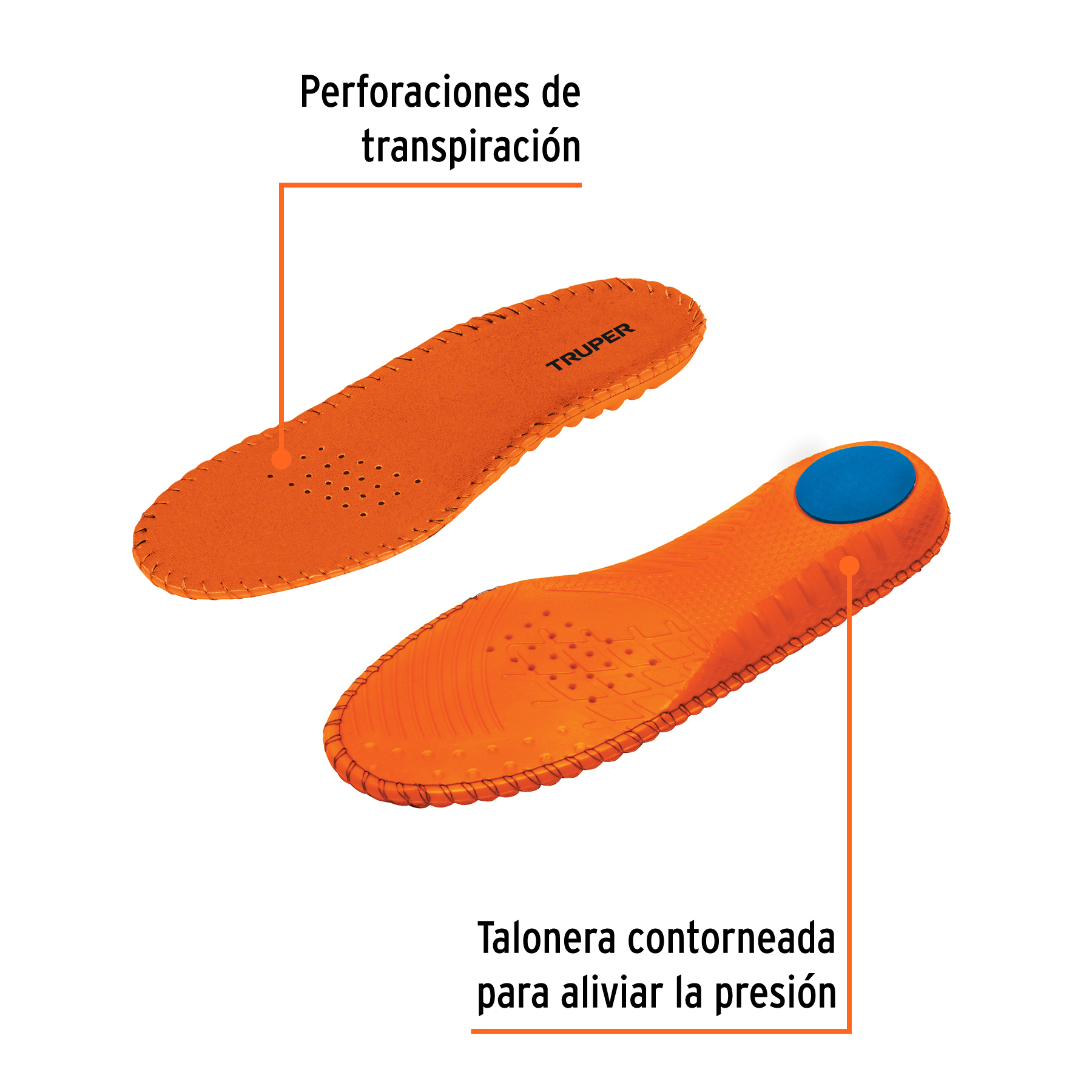 Plantillas memory foam para zapato tenis seguridad del 30