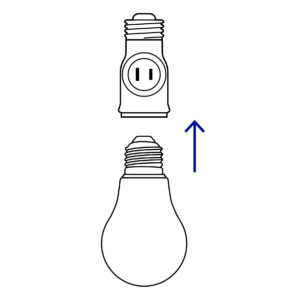 Portalampara socket de baquelita doble contacto Volteck