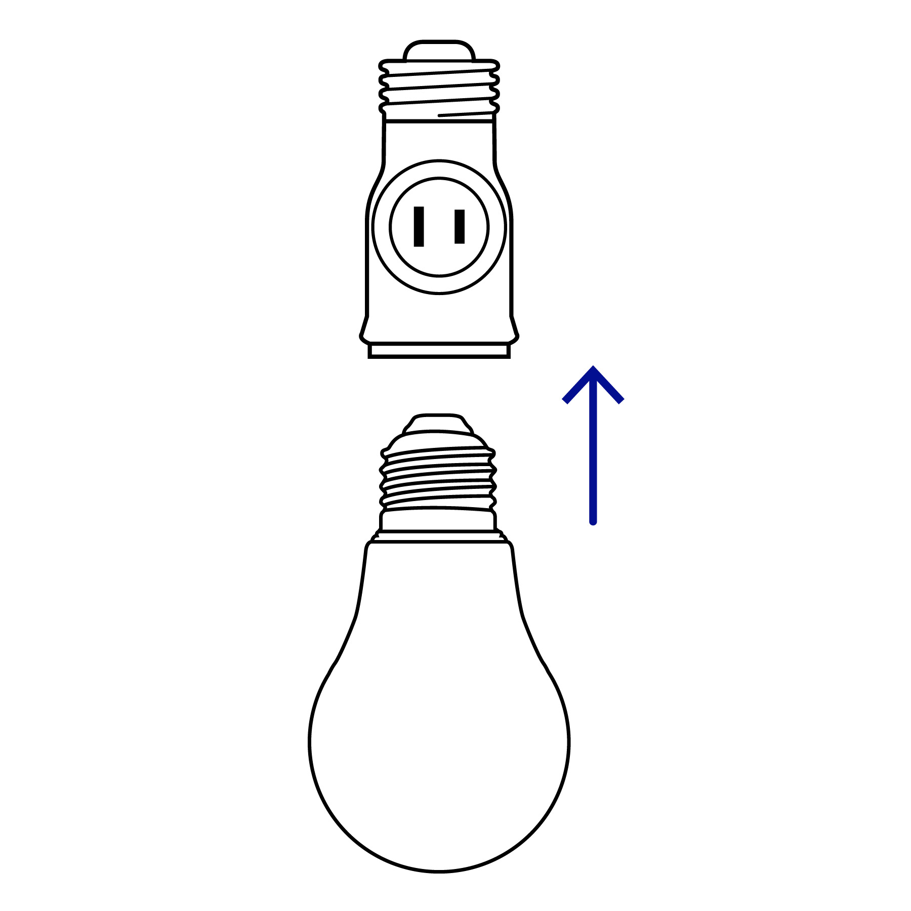 Portalampara socket de baquelita doble contacto Volteck