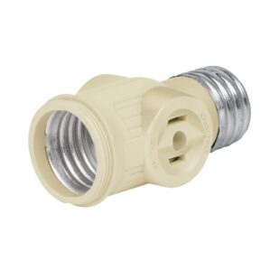 Portalampara socket de baquelita con doble contacto Volteck