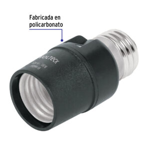 Portalampara Socket con Sensor de Luz para Foco Incandescente