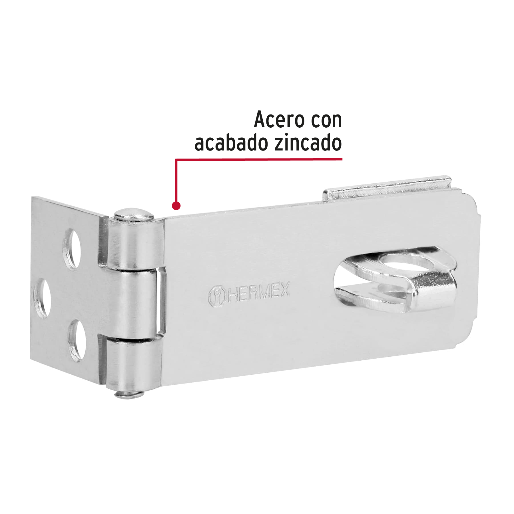 Portacandado acero zincado 2-1/2"