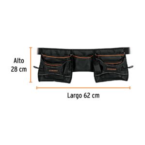 Porta herramientas de poliester 20 compartimentos