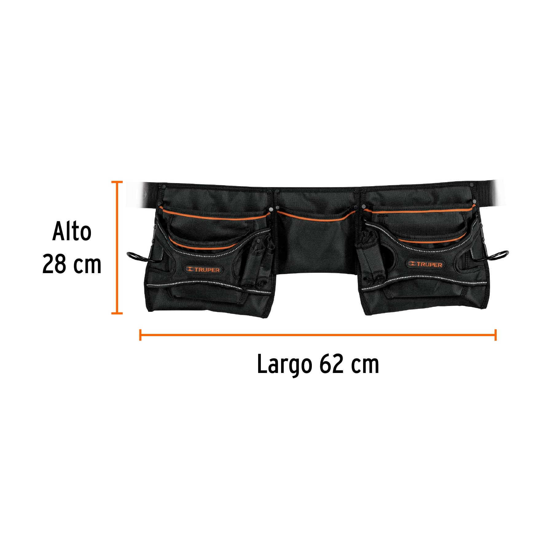 Porta herramientas de poliester 20 compartimentos