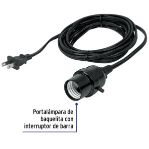 Extension con portalampara Socket de 4m