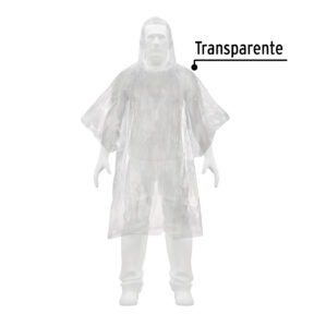 Impermeable Poncho desechable Unitalla Pretul