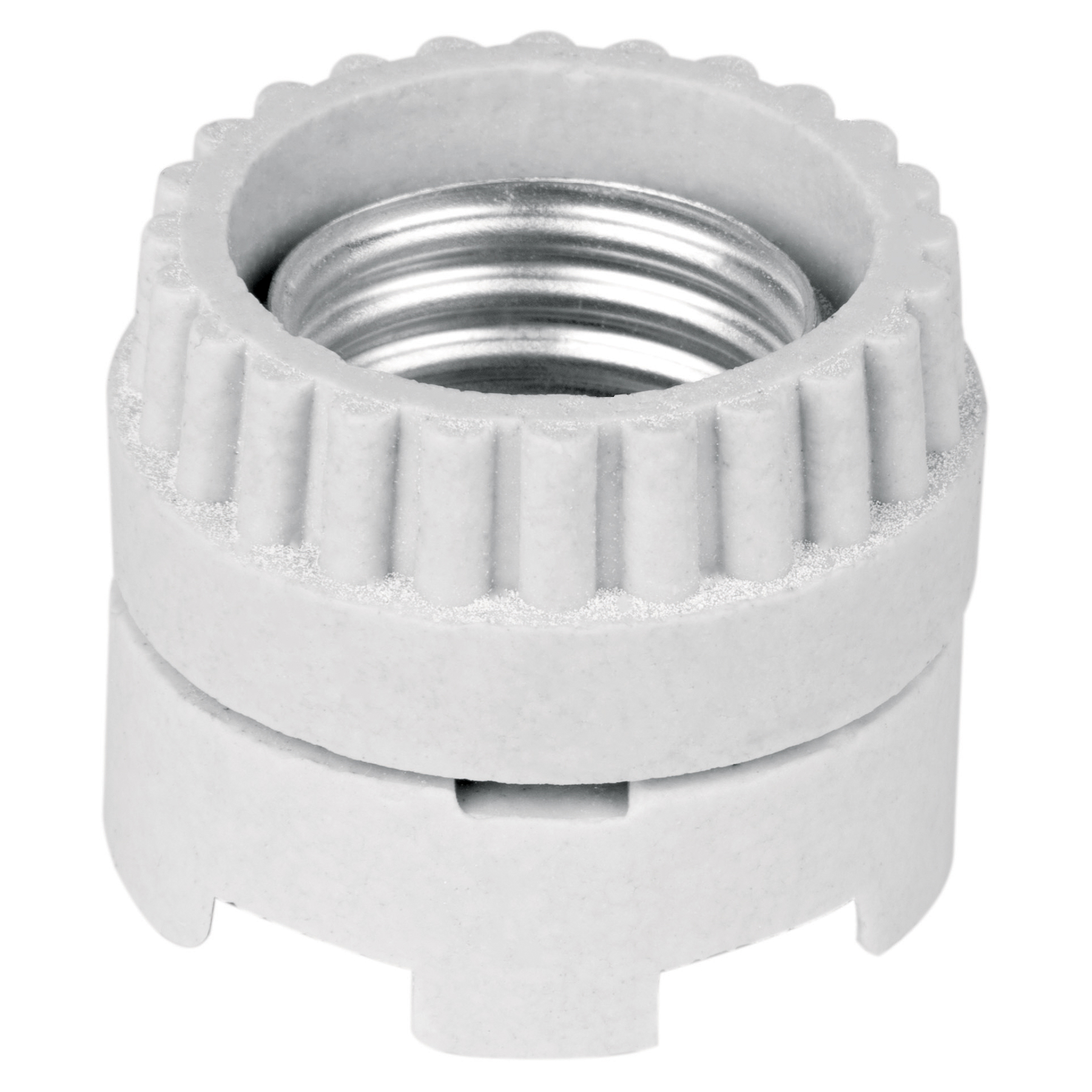 Portalampara de porcelana, tipo anuncio, Volteck