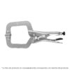 Pinza de Presion Tipo "C" de 6" Mordaza Ajustable