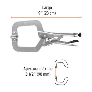 Pinza de presion tipo