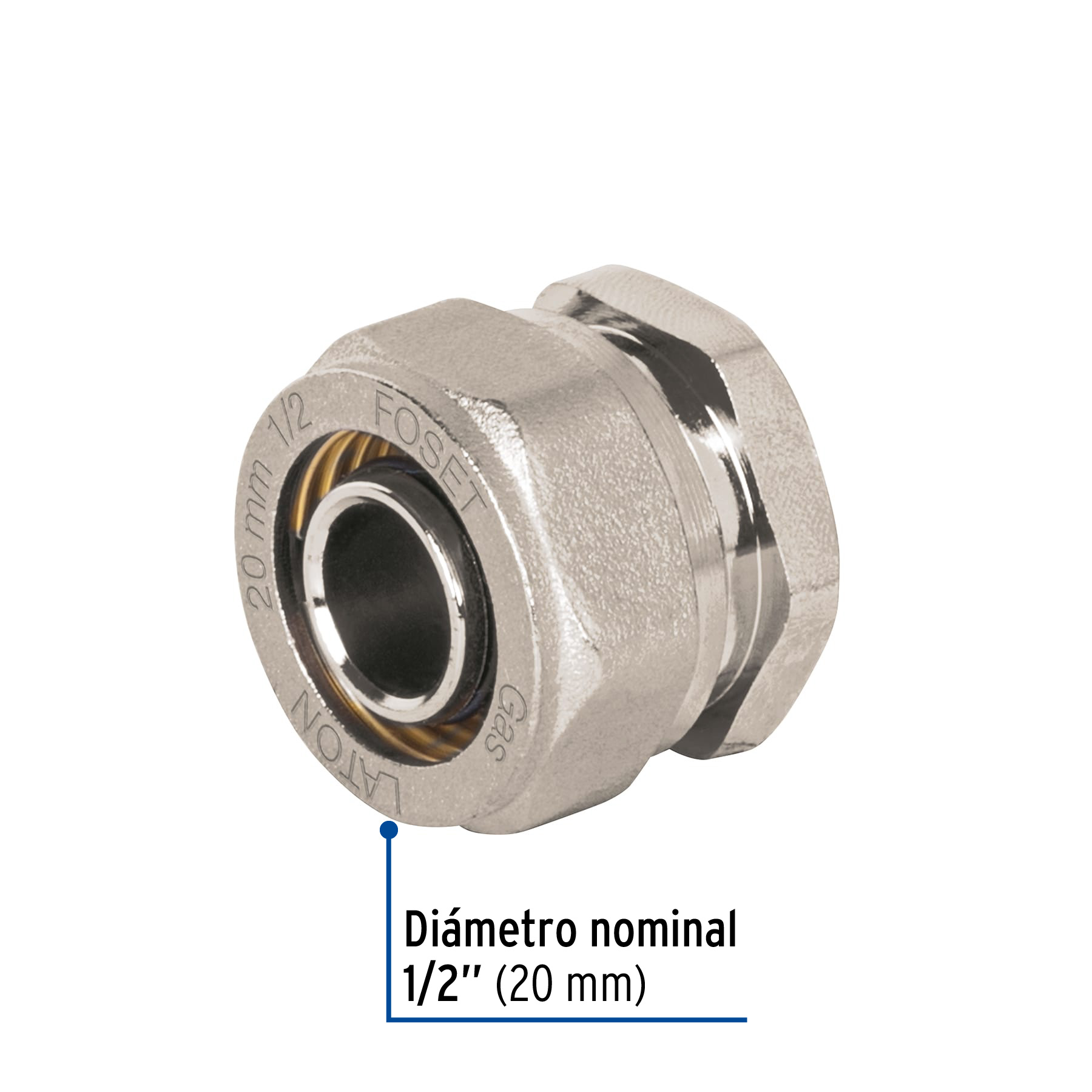 Tapon para PE AL PE 1/2" Foset