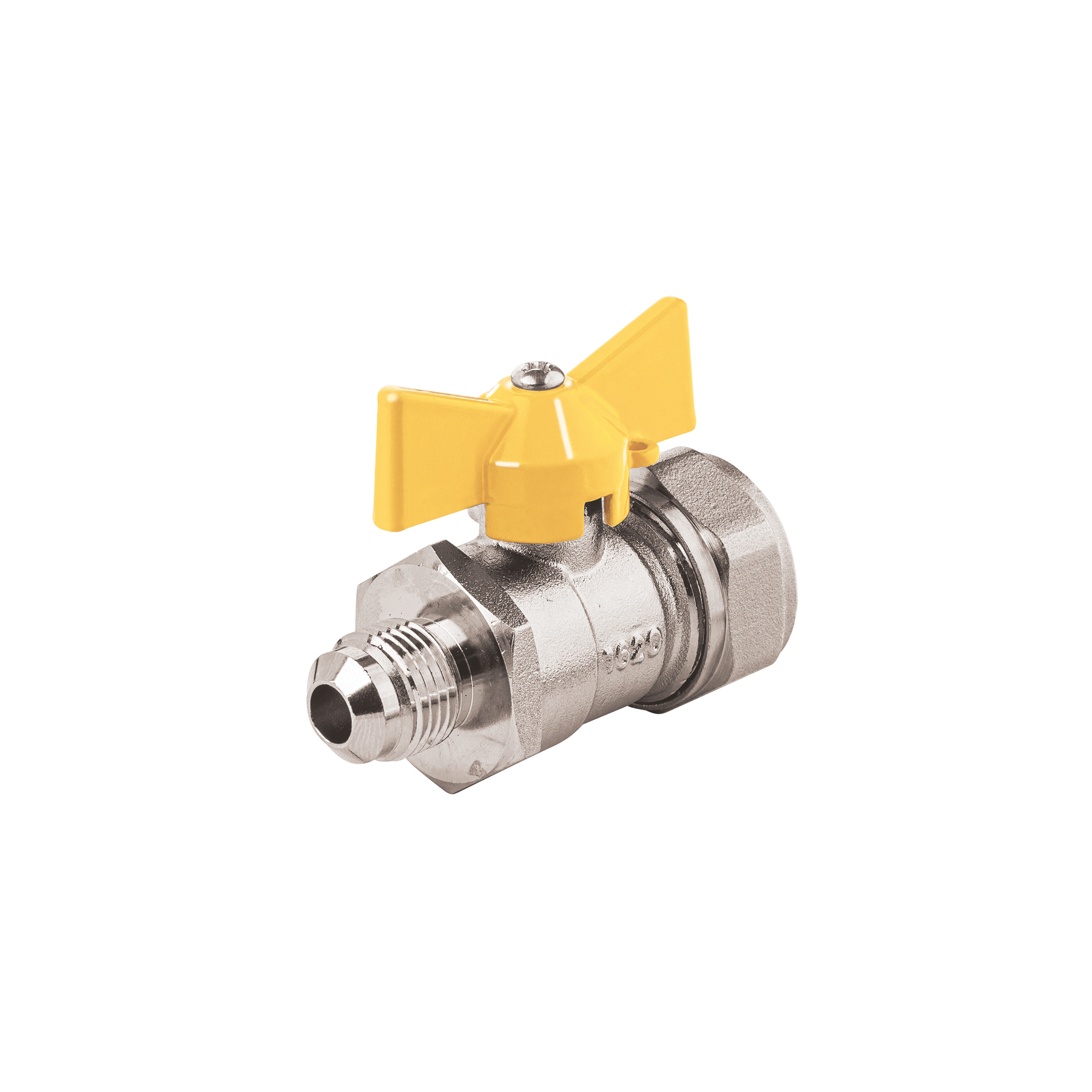 Valvula esfera para PE AL PE de 1/2" a flare 3/8" Foset