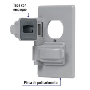 Tapa Placa duplex de policarbonato para interperie