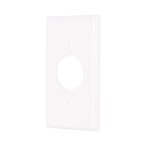 Tapa de Placa para contacto redondo dimmer Blanco