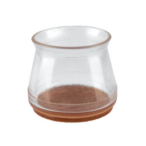 Caja con 24 Protectores para silla Transparentes Tipo Regaton 3cm