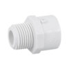 Conector macho de PVC Hidraulico 1/2"