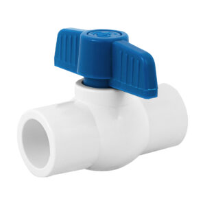 Llave de Paso Valvula de esfera de PVC Hidraulico 1/2"