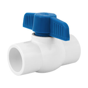 Llave de Paso Valvula de esfera de PVC Hidraulico 1"