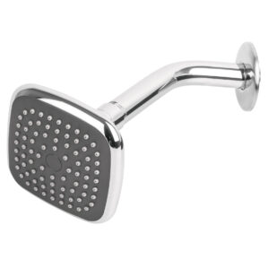 Regadera cuadrada de ABS 3-3/4" con brazo Basic