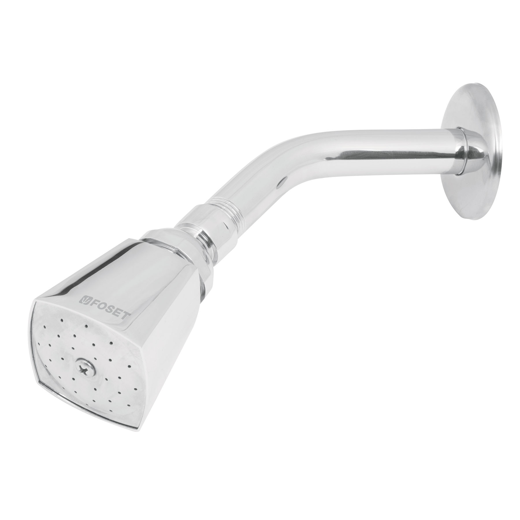 Regadera cuadrada, cabeza 2", Aqua