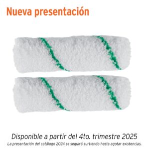 Repuesto para mini rodillo Microfibra de 4 x 3/8