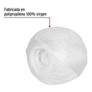 Rafia Blanca 500g Aprox 230m calibre 2.2 g/m