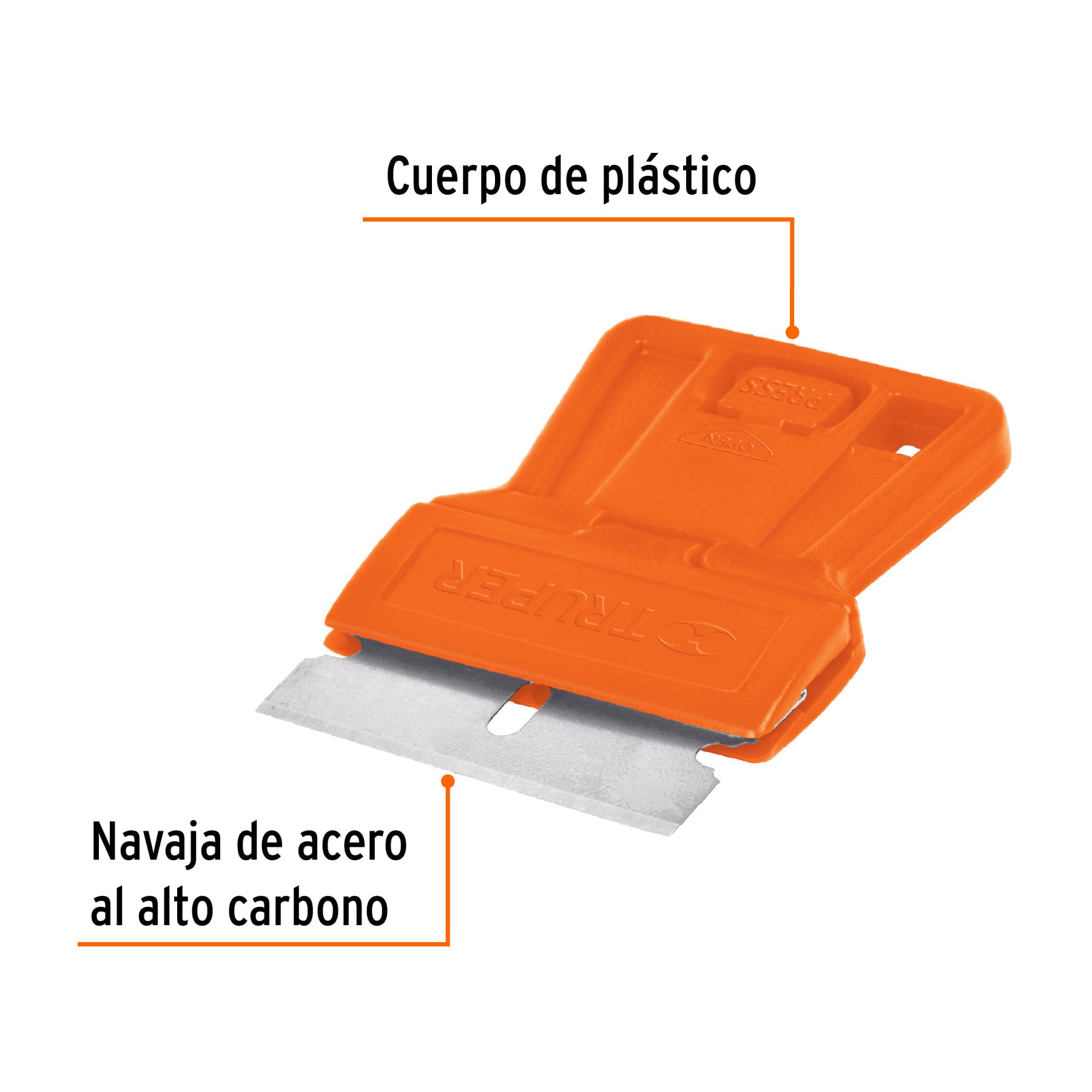 Mini raspador con navaja de 1-1/2"