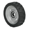 Rueda de hule solido 4-1/2" un balero