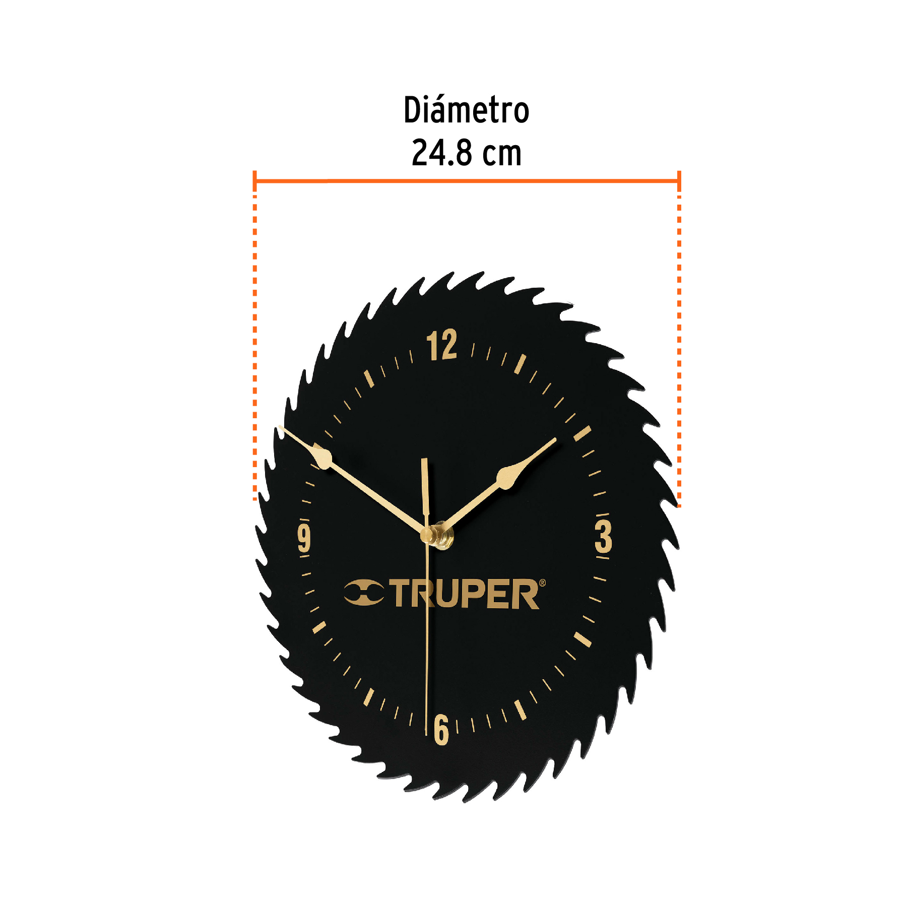 Reloj de pared Truper