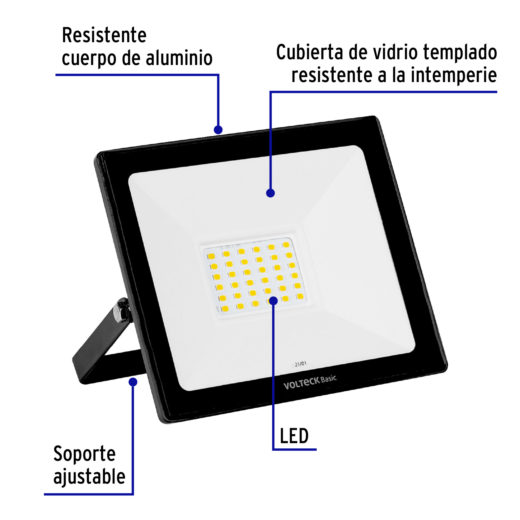 Reflector ultra delgado de LED, 30 W