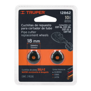 Blister con 2 cuchillas para cortadores de tubo