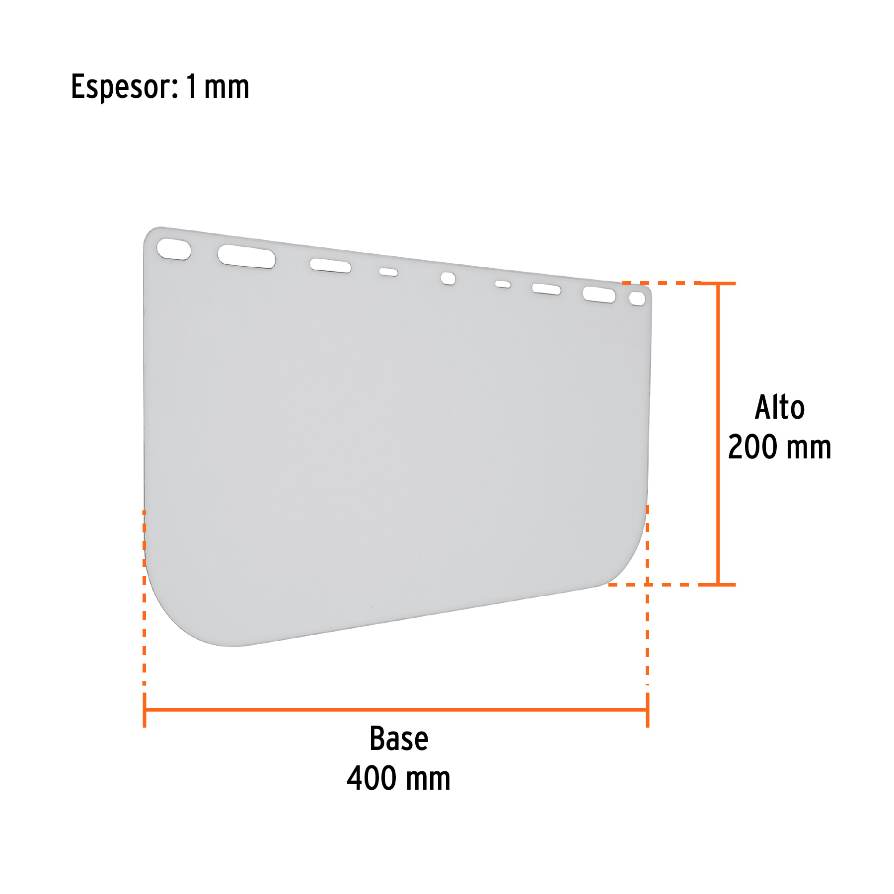 Repuesto para protector facial PF-500