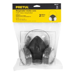 Mascara Respirador sin cartucho para 2 filtros Pretul