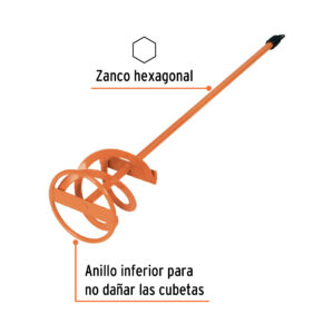 Revolvedor Mezclador pintura mezcla liquidos 10cm diametro