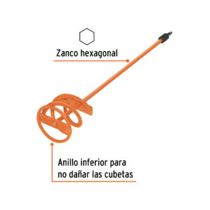 Revolvedor Mezclador de pintura liquidos 8cm diametro