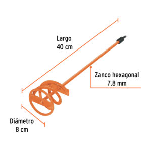 Revolvedor Mezclador de pintura liquidos 8cm diametro