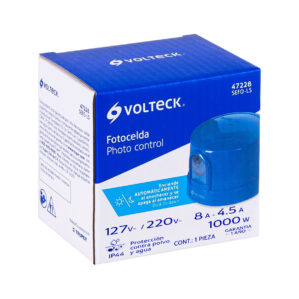 Fotocontrol Fotocelda 1/2 Vuelta 110V 220V Voltek
