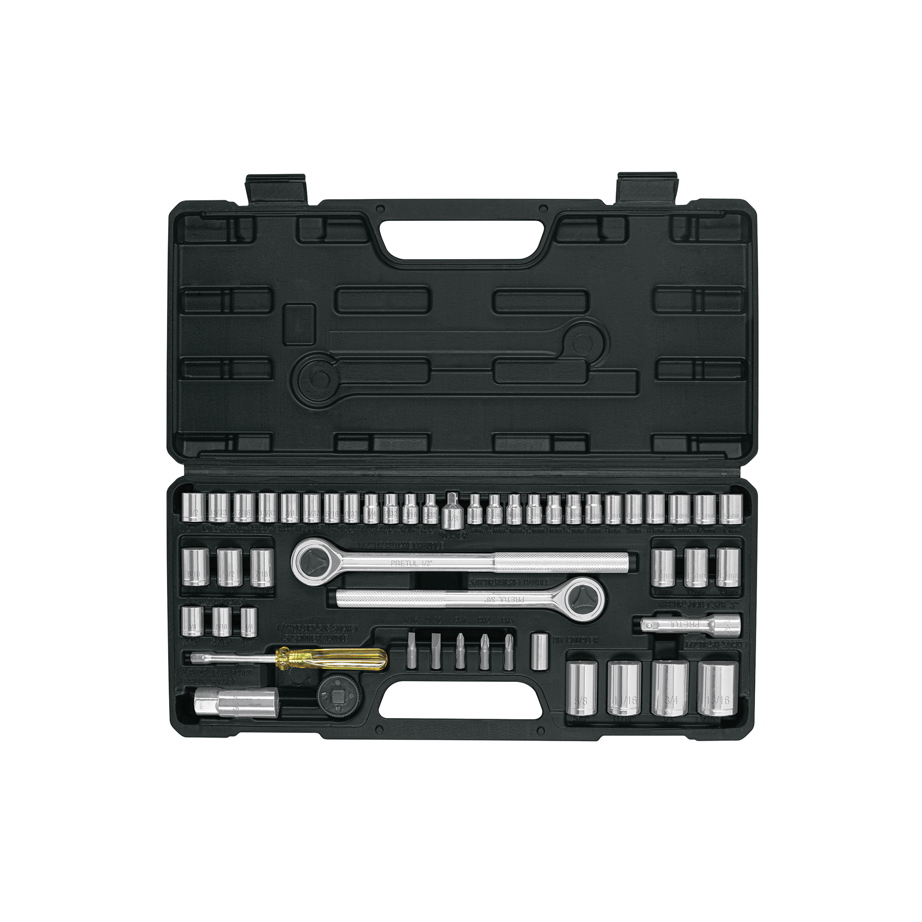 Set de herramientas para mecanica con 51 piezas Pretul