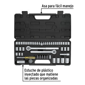 Set de herramientas para mecanica con 51 piezas Pretul